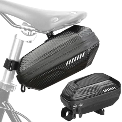 Wodoodporna torba podsiodłowa z twardą skorupą EVA  | Lekka i trwała sakwa rowerowa 1.5L |BCB-308