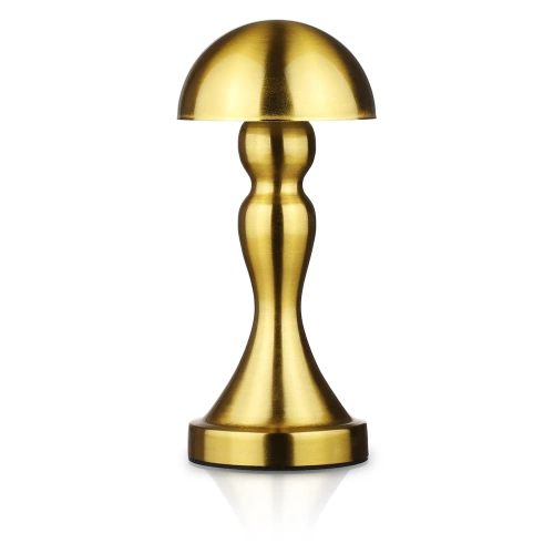 Lampa stołowa z wbudowanym akumulatorem | Lampa nocna z trzema barwami świecenia | Nastrojowa lampka do hotelu, restauracji | HJA11-A-GOLD