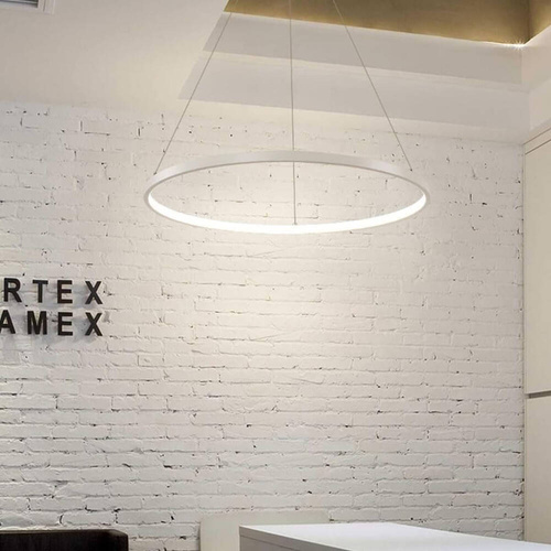 Jednoczęściowa Nowoczesna lampa wisząca | LED | Biała | RLK-C01-30W-W