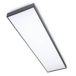 Panel sufitowy LED 50W 120x30 cm | Natynkowy panel CCD niemrugający