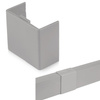 Łącznik prosty do listwy maskującej 40x20mm | szary | CDT-02