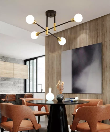 Nowoczesna lampa sufitowa | Wiele źródeł światła | RLH-40S-W