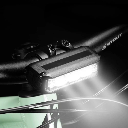 Mocna lampka rowerowa przód LED 1200 lm | Wododporny reflektor rowerowy  z akumulatorem USB | Oświetlenie rowerowe 3 tryby  pracy | IPX5 EOS630