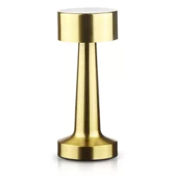 Bezprzewodowa lampka stołowa | Dotykowa lampka nocna z regulowaną barwą światła | Lampka USB | HJA10-GOLD
