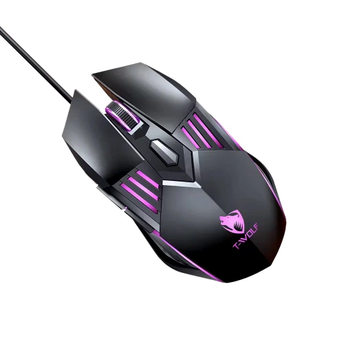 Myszka przewodowa dla graczy | Myszka gamingowa z podświetleniem RGB | G560-Black