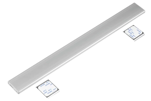 Lampka meblowa z czujnikiem ruchu | Bezprzewodowa lampka nocna z sensorem | Lampka LED podszafkowa 50 cm | HSL-S50CM-SILVER
