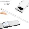 Lampka meblowa z czujnikiem ruchu | Bezprzewodowa lampka nocna z sensorem | Lampka LED podszafkowa 80 cm | HSL-S80CM-SILVER