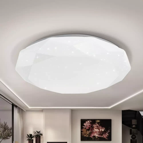 Lampa sufitowa LED | Efekt migoczących gwiazd | 2200 lm 24W | RLB-C24W-B