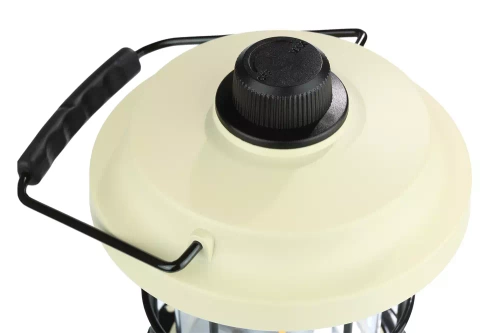 Lampka kempingowa LED w stylu retro z funkcją powerbanka | Płynna regulacja jasności i barwy | 3000mAh, 20-260lm, 5-120h, IPX6 | Biała | MY-880