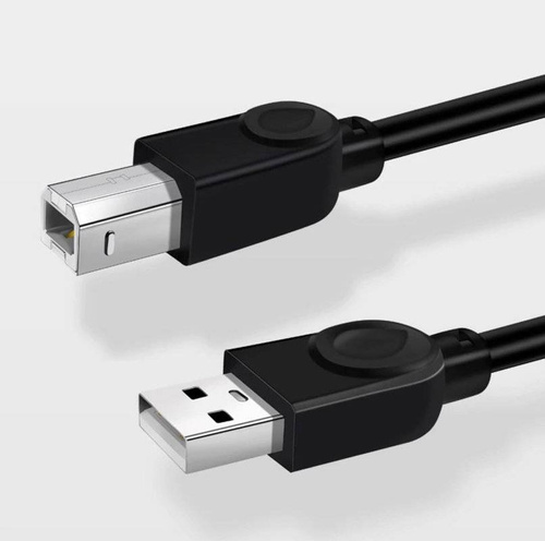 Kabel USB-A - USB-B do drukarki, skanera | 5 metra | UP-5-5M-Black