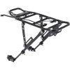 Uniwersalny tylny bagażnik rowerowy z klapką sprężynową | Aluminiowy regulowany bagaznik do 27 kg |   BIK-ZJ667