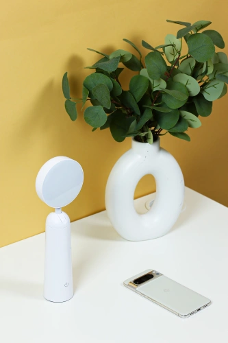 Nowoczesna lampka bezprzewodowa | Lampka LED z ruchomą głowicą | JX12-WHITE