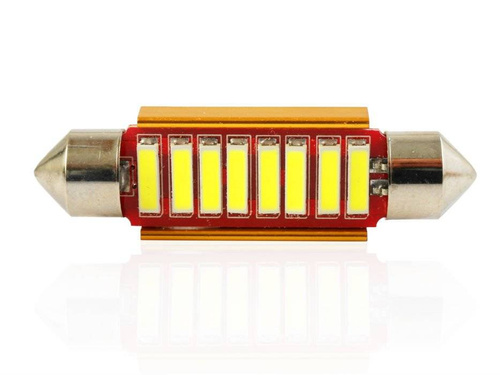 Żarówka samochodowa LED C5W 8 SMD 7014 CAN BUS