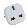 Adapter sieciowy UK - EU/PL | biały | AD-EU96