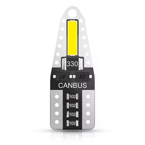 Żarówka samochodowa LED W5W T10 2 SMD 7020