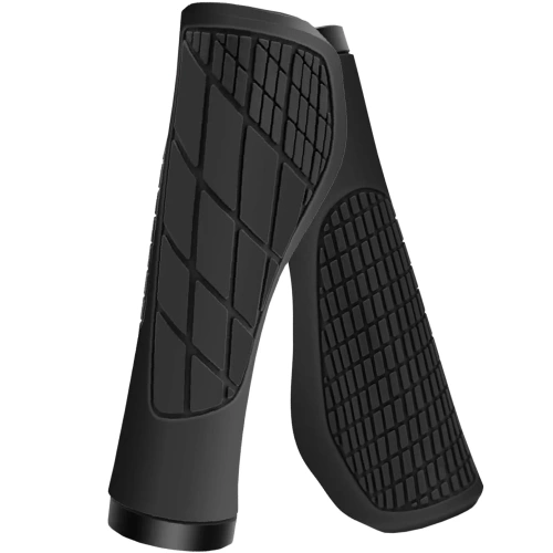 Ergonomiczne chwyty rowerowe 22.2 mm | Antypoślizgowe, amortyzujące, wygodne gripy na kierownicę | FD187