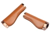 Ergonomiczne gripy rowerowe | Stylowe uchwyty rowerowe ze skóry PU |PUBT-G211A-BR