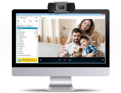 Kamerka internetowa FULL HD | Sensor F37 Lens 1080p | Q8-Black
