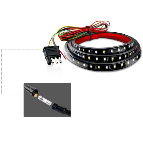 Trzecie światło STOP pod spoiler, na tył samochodu | LED | 150cm