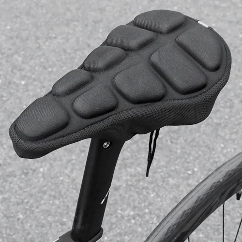 Komfortowa nakładka na siodełko rowerowe EVA z pamięcią kształtu | Antypoślizgowy pokrowiec na siodło rowerowe z odblaskiem |  Oddychająca nakładka rowerowa | JGZDT-1