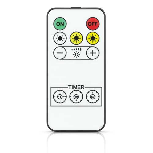 Lampka ścienna LED na akumulator | Bezprzewodowa lampa ścienna | Regulowana barwa i jasność | Montaż magnetyczny | Pilot z timerem | WML-L50