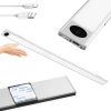 Lampka meblowa z czujnikiem ruchu | Bezprzewodowa lampka nocna z sensorem | Lampka LED podszafkowa 60 cm | HSL-S60CM-SILVER