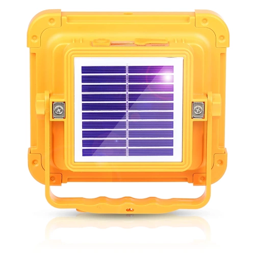 Lampa robocza solarna | Funkcja powerbanku | LED | TGD-50W-YELLOW