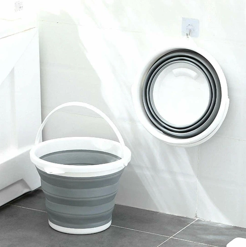 Wiadro składane | Silikonowe | Przenośne | XCP-5L-GREY