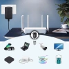 Adapter sieciowy | Zasilacz DC/AC | Uniwersalna ładowarka | JCY12200-BLACK
