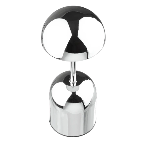 Bezprzewodowa lampka nocna GRZYBEK z wbudowanym akumulatorem 2000 mAh | Nowoczesna lampka stołowa z regulacją mocy oraz barwy świecenia | YG-D019-Silver