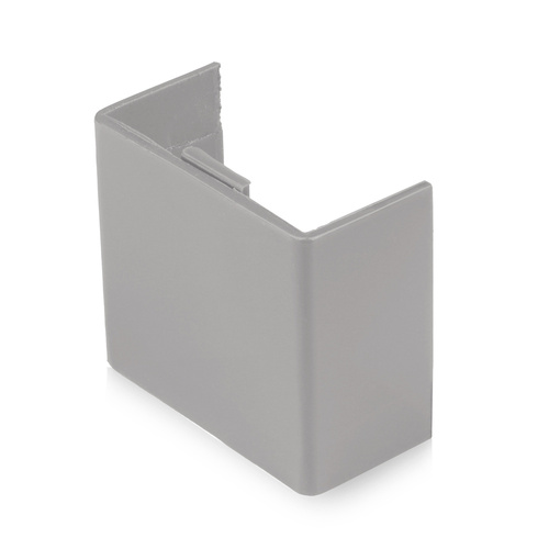 Łącznik prosty do listwy maskującej 40x20mm | szary | CDT-02