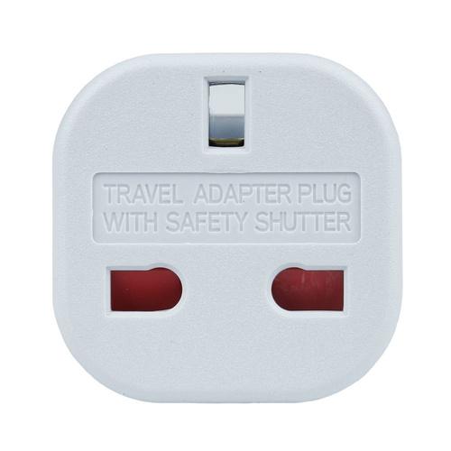 Adapter sieciowy UK - EU/PL | biały | AD-EU96