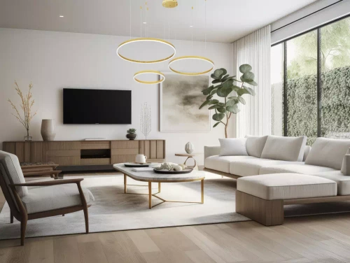 Wieloczęściowa Nowoczesna lampa wisząca | LED | Złota | RLK-C03-69W-G
