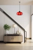 Nowoczesna szklana lampa wisząca | Czerwona | GB-D28-R