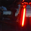 Mocna lampka rowerowa tylna COB 100lm  | Oświetlenie rowerowe z wbudowanym akumulatorem- ładowane USB | Lekka lampka rowerowa 40g | BK-L2266