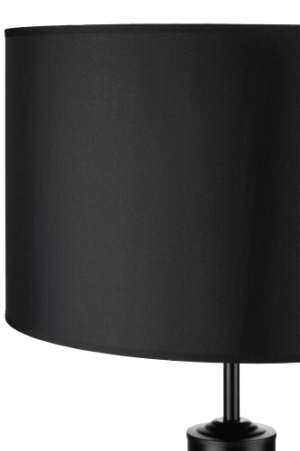 Nowoczesne, stylowe oświetlenie do salonu, sypialni | Czarno-złota lampa stojąca z metalowym stelażem | DYT-L155-BLACK| Czarna lampa podłogowa