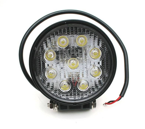 Lampa robocza 27W 9-32V okrągła WL5027B Flood