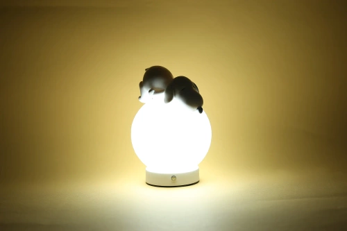 Lampka nocna z regulacją jasności | Bezprzewodowa lampka dziecięca z pieskiem | JX26-Dog
