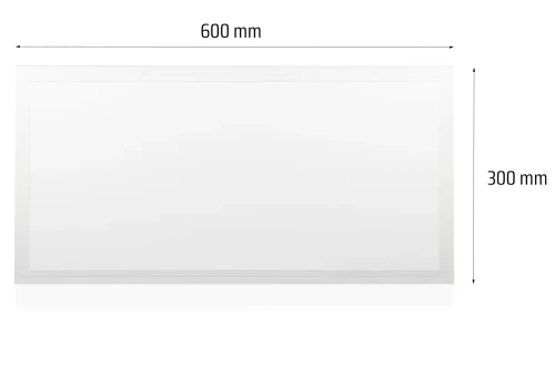 Panel podtynkowy LED | Oprawa rastrowa do kasetonowych systemów sufitów podwieszanych typu Armstrong | 60x30cm, 40W, 3800lm