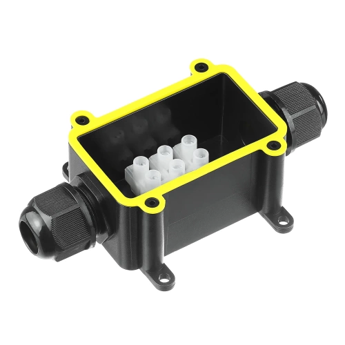 Hermetyczna puszka kablowa IP68 2-torowa | Złącze elektryczne 450V 24A do kabli 4–11 mm |  M686-A2