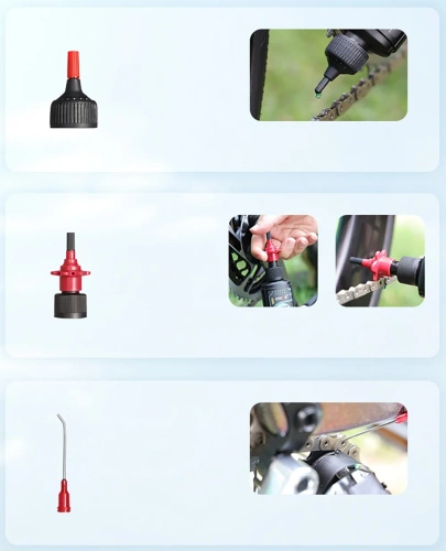 Olej do łańcucha rowerowego | Smar z trzema aplikatorami |  13FK0002