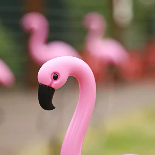 Ogrodowa lampka solarna LED Flamingi 3sz | 51cm, 600mAh | BRD-3IN1