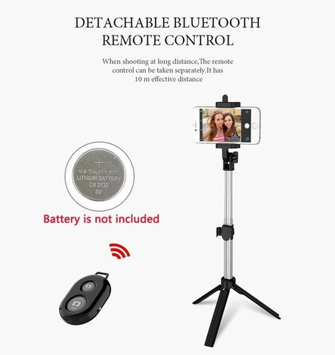 Selfie-stick z pilotem bluetooth | Monopod statyw | Kijek do robienia zdjęć | PSI-S003
