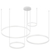 Wieloczęściowa Nowoczesna lampa wisząca | LED | Biała | RLK-C04-157W-W