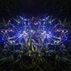 Ogrodowa lampa solarna LED fajerwerki | 84cm, 600mAh, 200 diod LED RGB | LFW-B200-Color