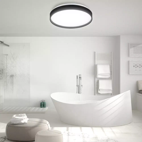 Plafon natynkowy | Niemrugający | LED | CRL-24W-BLACK
