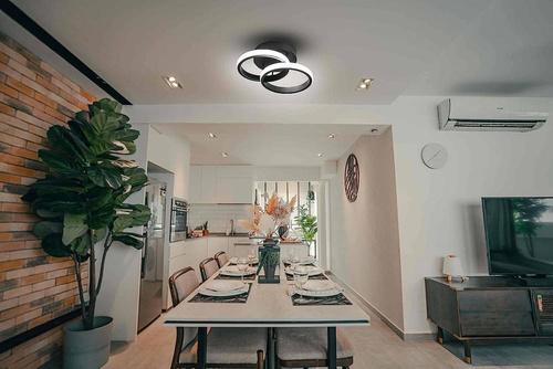 Nowoczesna lampa sufitowa  LED