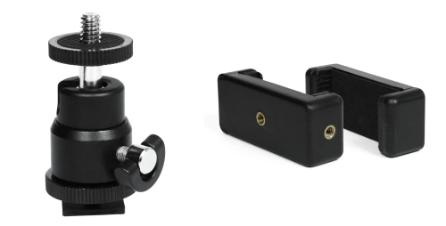 Mocna lampa pierścieniowa 45cm ze statywem 210 cm | Zestaw oświetleniowy do makijażu lub streamingu | RL-480 2w1