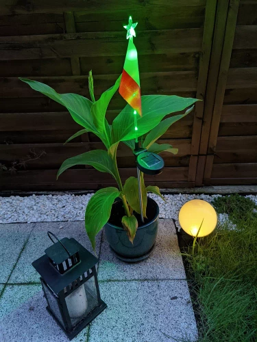 Ogrodowa lampka solarna LED wbijana flaga Polski | 73cm 600mAh | FLD-12-PO