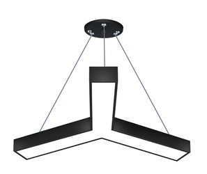 Lampa sufitowa wisząca LED 30W | kształt Y | aluminium | CCD niemrugająca | Φ90x10x6 | LPL-001